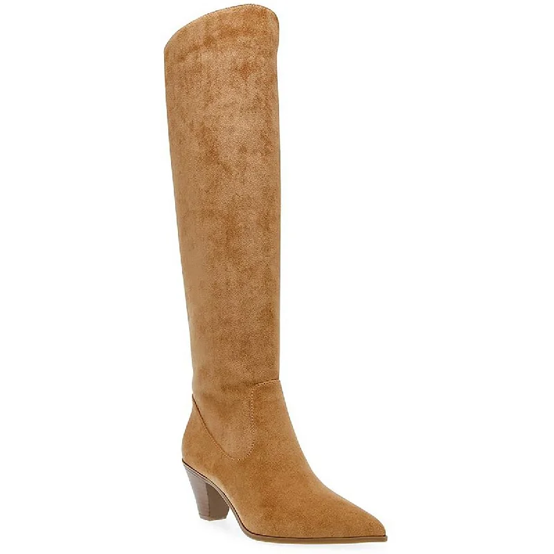 Anne Klein Womens Tall Pointed Toe Knee-High Boots