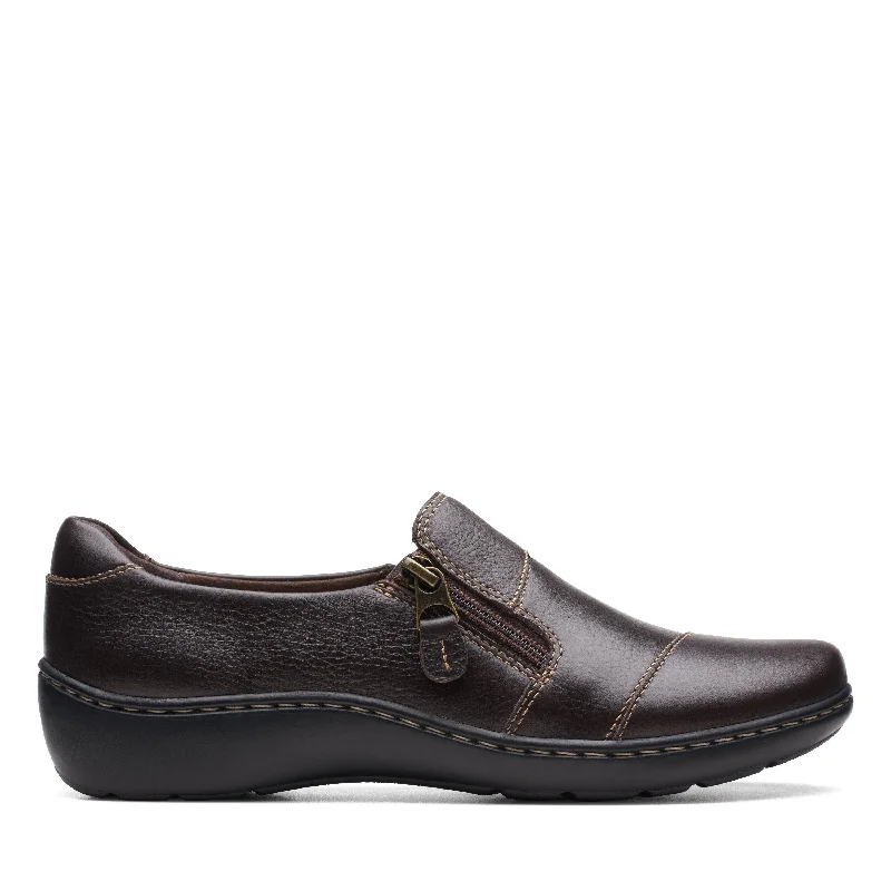 Clarks Cora Harbor in Brown Leather