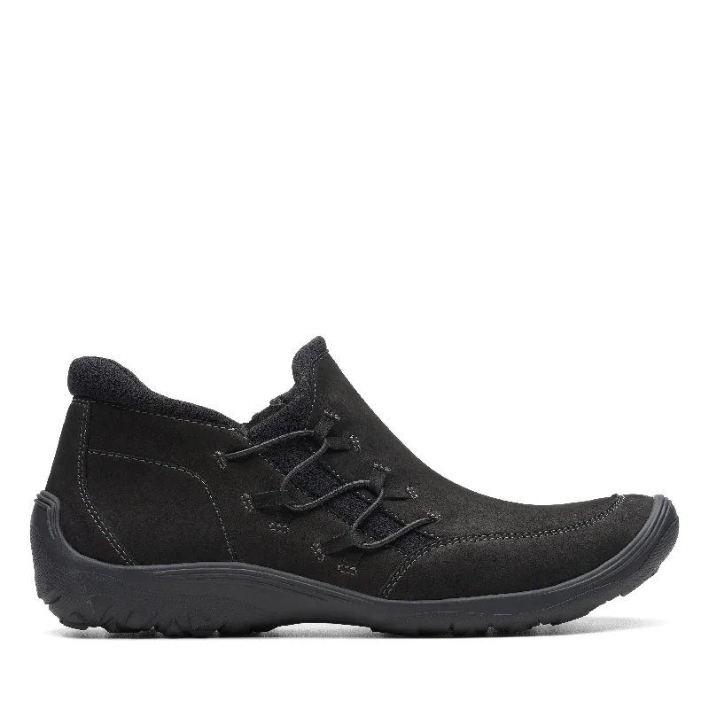 Clarks Fiana Bay in Black Nubuck