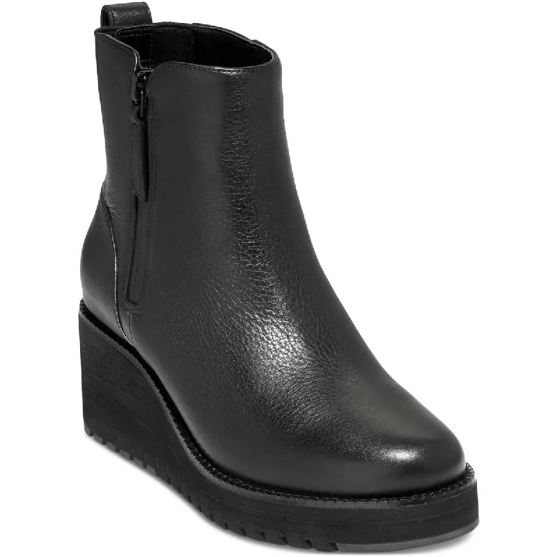 Cole Haan Womens Leather Ankle Booties