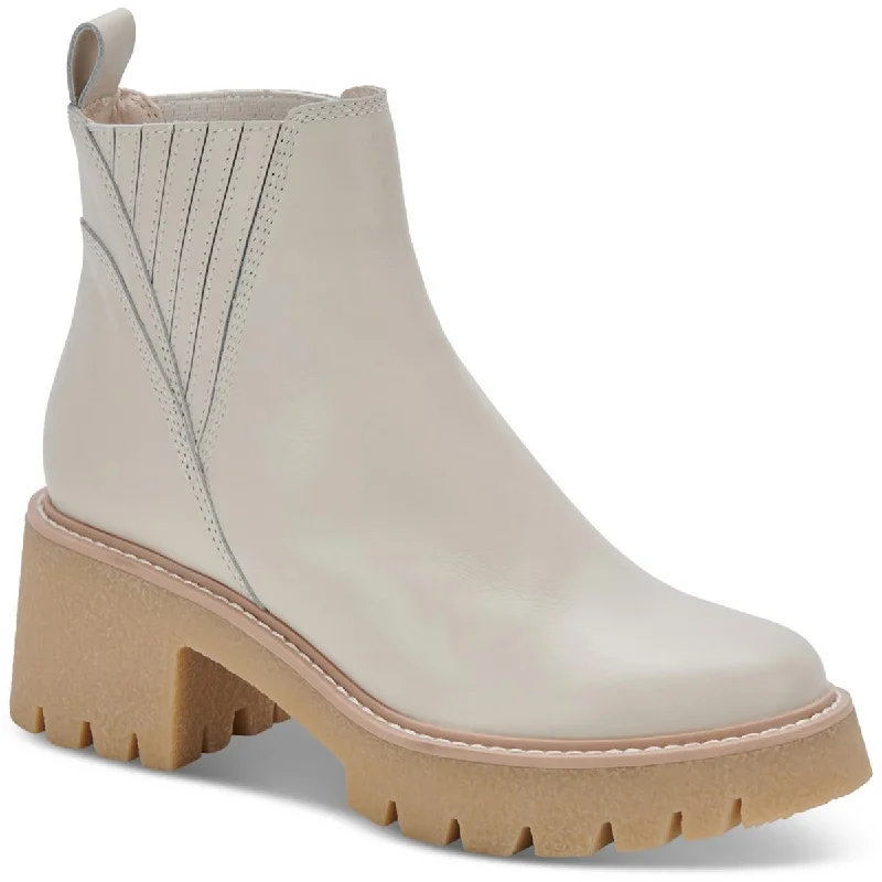 Dolce Vita Womens Harte H2O Lugged Sole Lugged Chelsea Boots