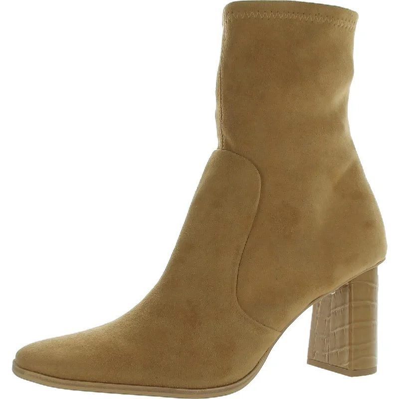 Dolce Vita Womens Petia Suede Booties Mid-Calf Boots