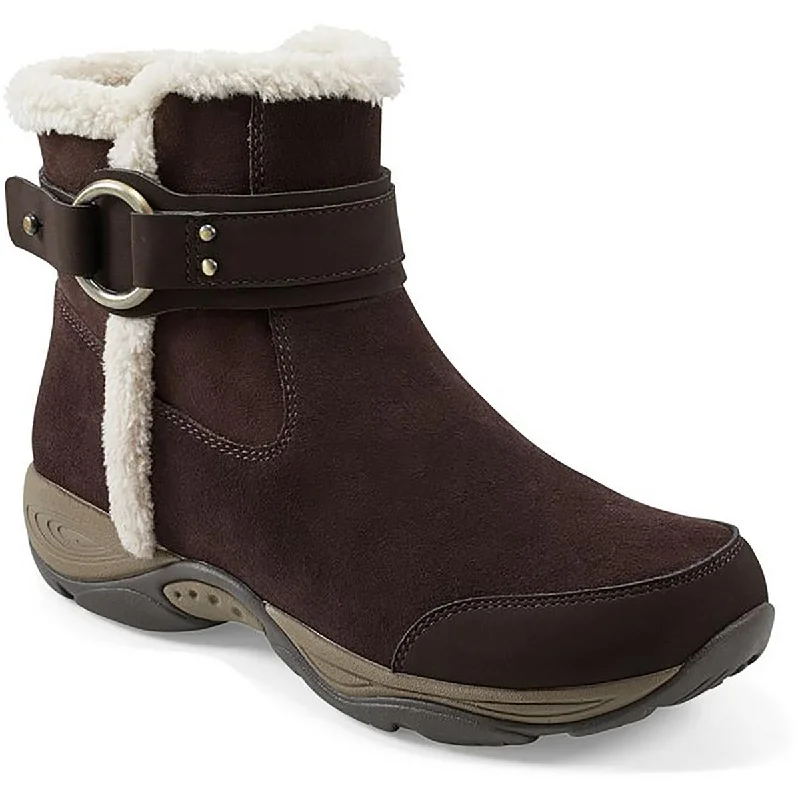 Easy Spirit Womens Suede Cold Weather Winter & Snow Boots