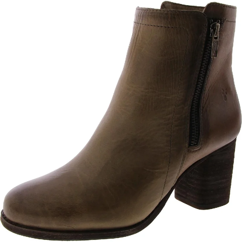 Frye Womens Addie Leather Ankle Booties