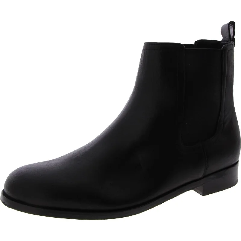 Lauren Ralph Lauren Womens Brylee Leather Ankle Chelsea Boots