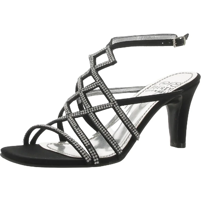 Love & Liberty Womens Embellished Strappy Heels