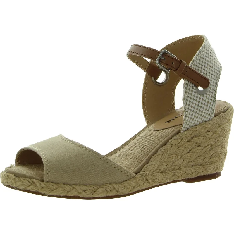 Lucky Brand Womens Kyndra Canvas Wedge Espadrilles