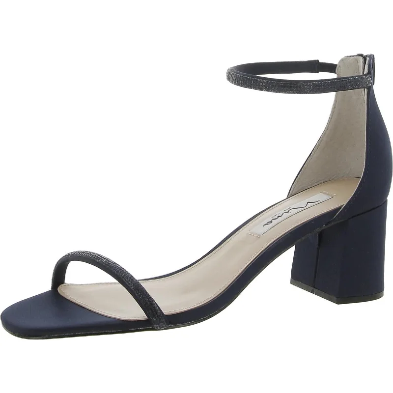 Nina Womens Ankle Strap Dressy Heels