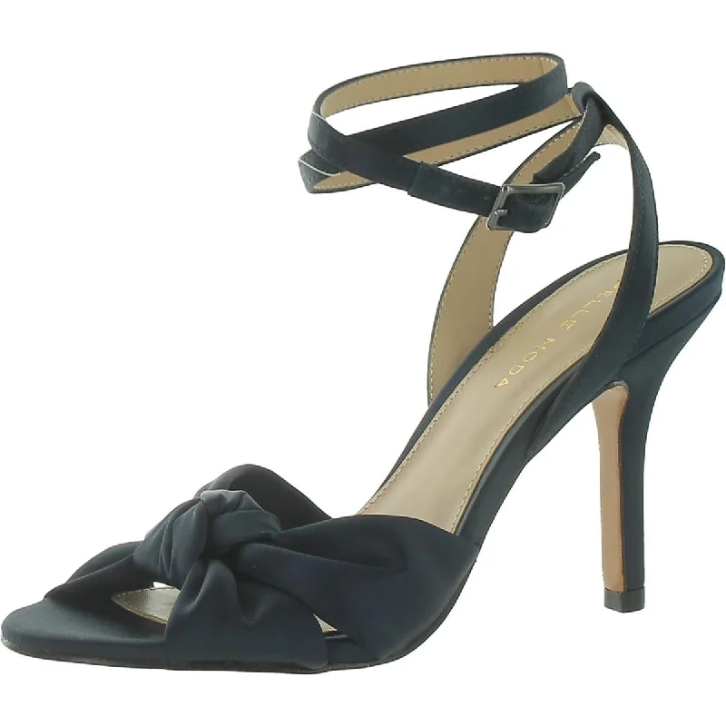 Pelle Moda Womens Kalen-ST Ankle Strap Open Toe Heels