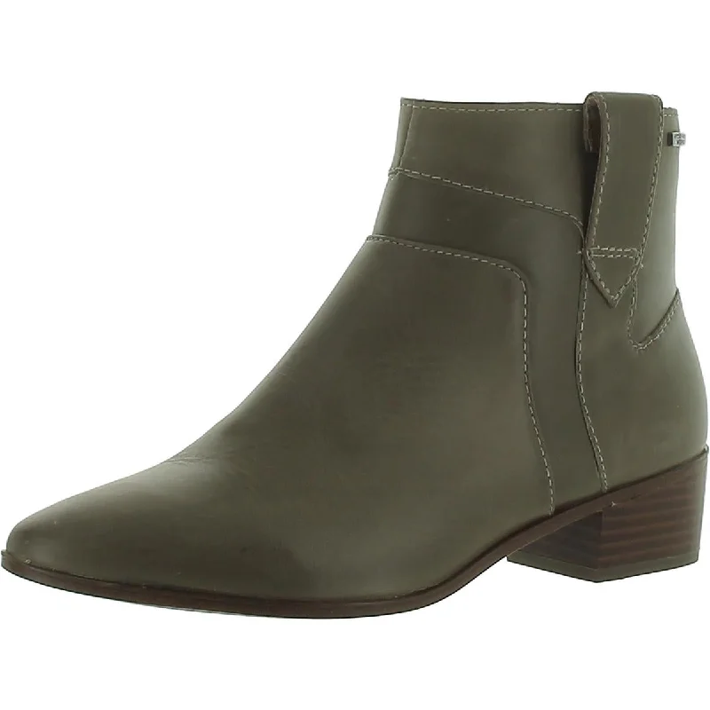 Rockport Womens Leather Pointed Toe Booties