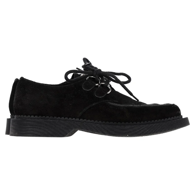 Saint Laurent Teddy Derby shoes in Black Suede