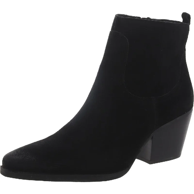 Sam Edelman Womens Suede Pointed Toe Ankle Boots