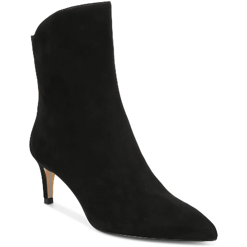 Sam Edelman Womens Usha Suede Pointed Toe Ankle Boots