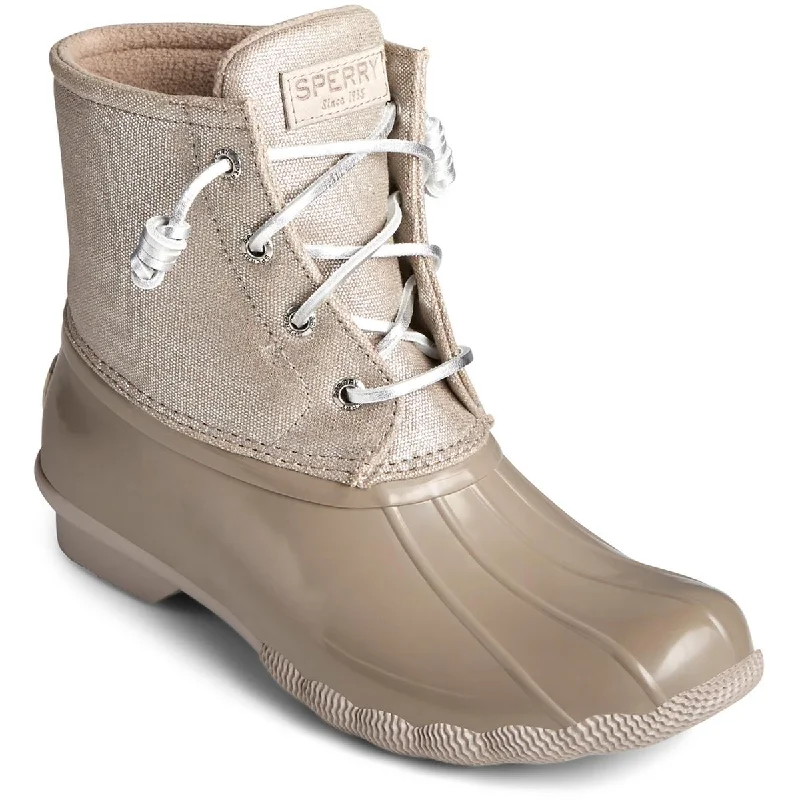 Sperry Womens Saltwater Shimmer  Rain Boots