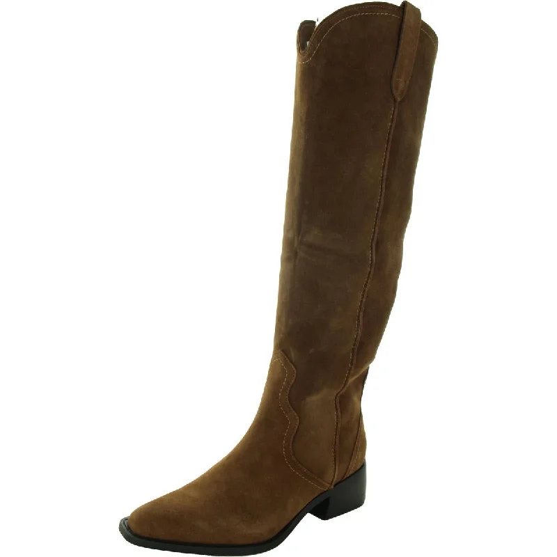 Steve Madden Womens Garvy Tall FAux Cowboy, Western Boots