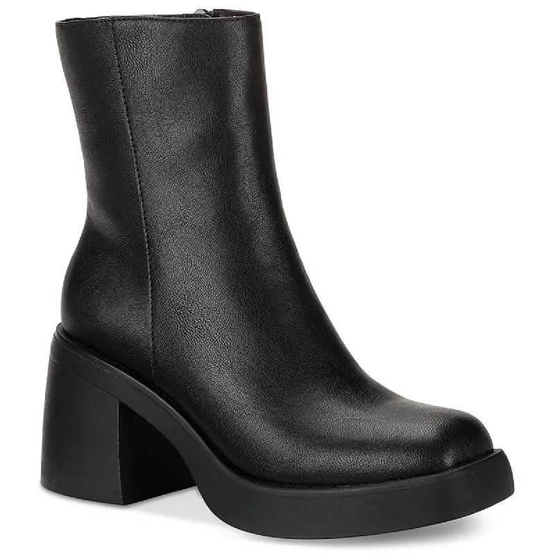 Sun + Stone Womens Tiannaa Block Heel Ankle Boots