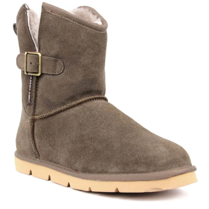 Super Lamb Womens Argali Suede Lined Winter & Snow Boots