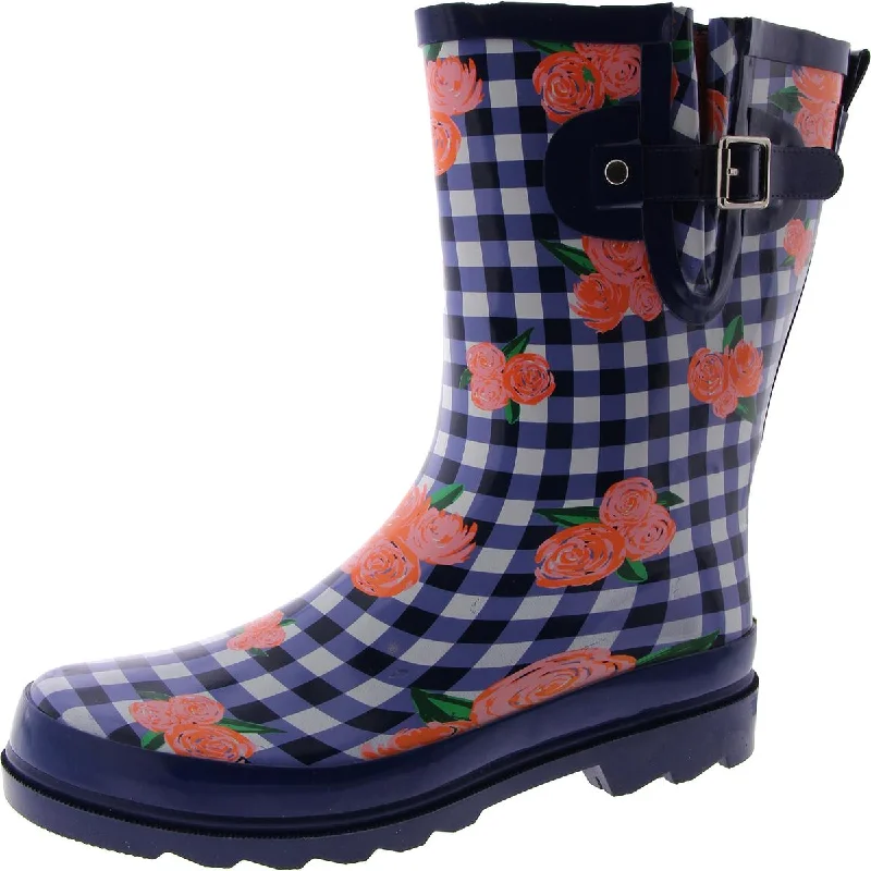 Western Chief Womens Blooming Rubber Floral Print Rain Boots