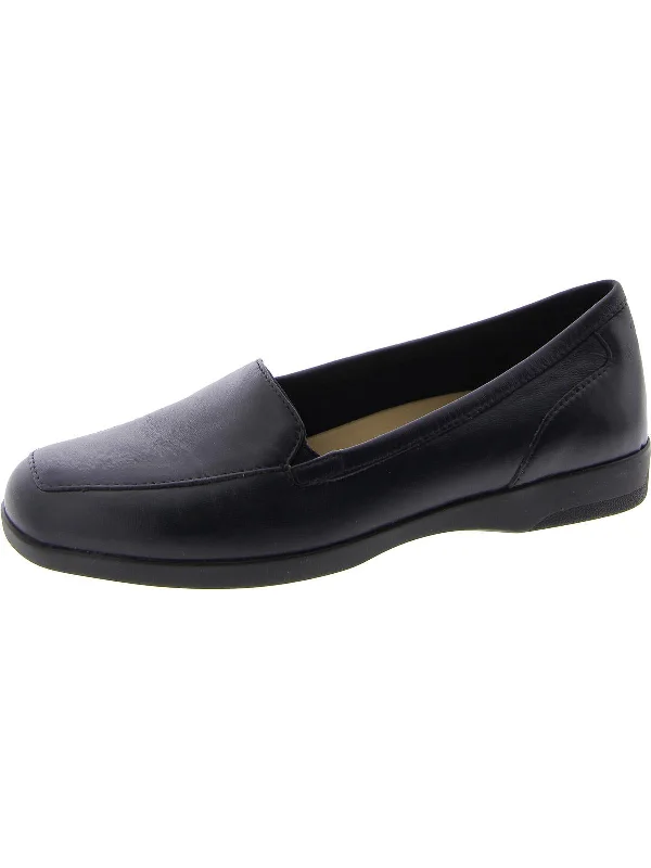 Devitt Womens Leather Slip On Loafers