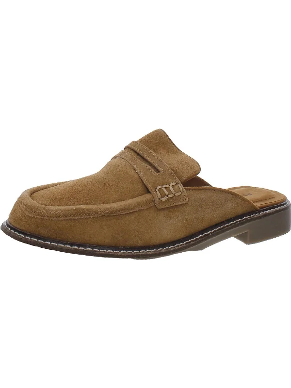 Emile Womens Suede Slip On Loafers