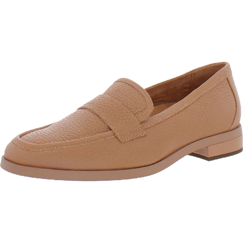 Sellah Womens Pebbled Slip On Loafers