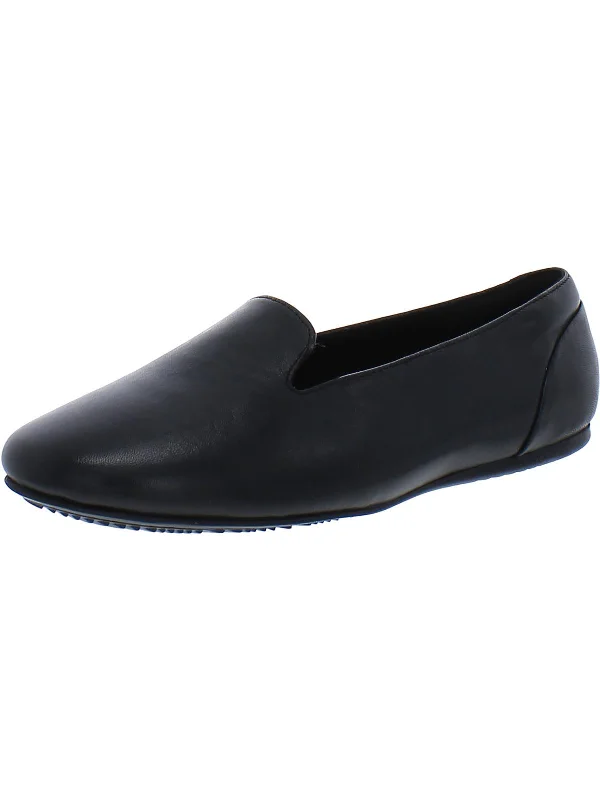 Shelby Womens Leather Slip-On Loafers