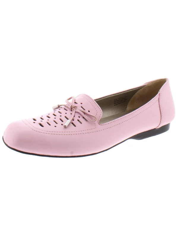 Sweet Pea Womens Leather Slip On Loafers