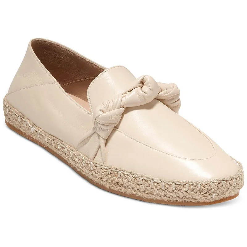 Womens Leather Slip On Loafers