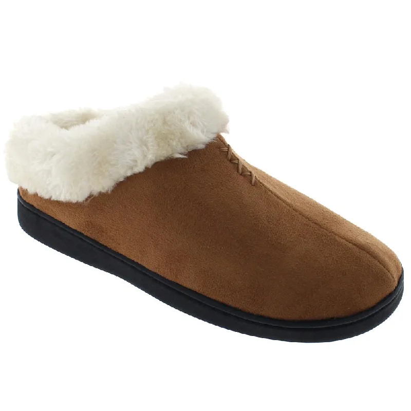 Ladies Faux Fur Clog Slipper