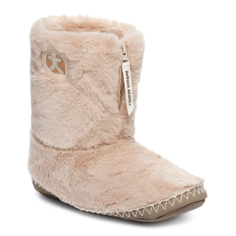 Marilyn - Classic Faux Fur Slipper Boot - Gingerbread